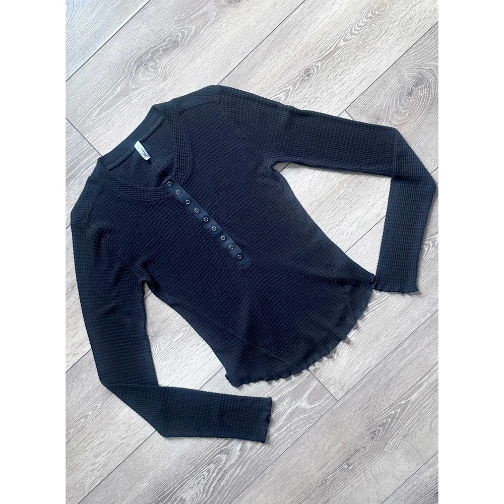 Intimately Free People One Of The Girls Long Sleeve Waffle Knit Thermal - Picture 5 of 15